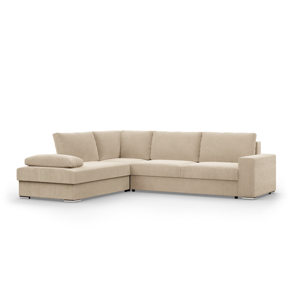 Narożnik VELANO LL , Strona - LEWA, Kolor - KREMOWY