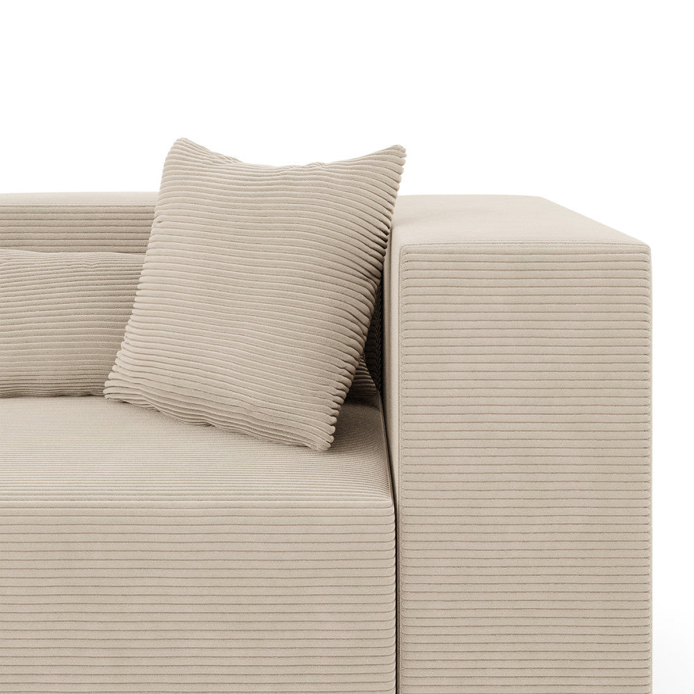 Sofa NOVA, Kolor: BEŻOWY - Poso 100