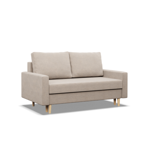 Sofa BLANK , Rodzaj tkaniny - II grupa, Wypełnienie - Sprężynowe, Kolor - BEŻOWY