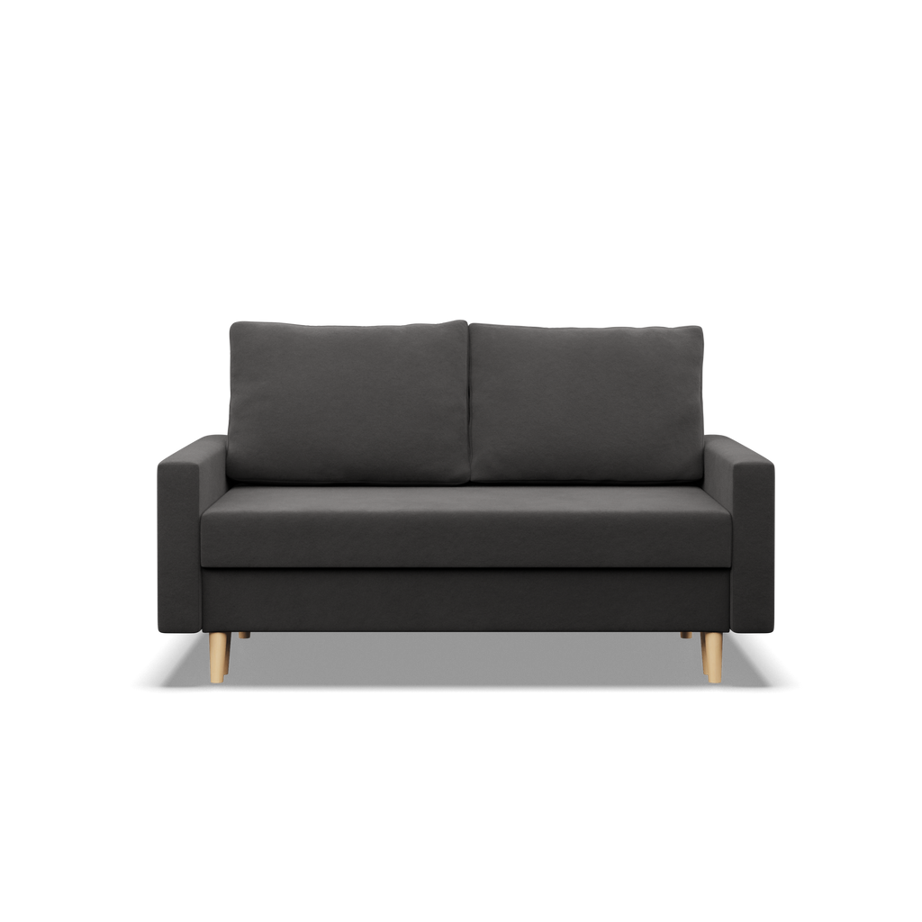 Sofa BLANK , Rodzaj tkaniny - I grupa, Wypełnienie - Piankowe, Kolor - SZARY