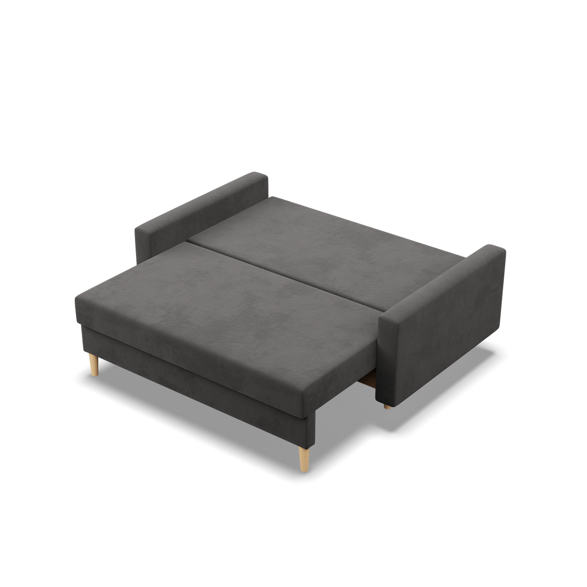 Sofa BLANK , Rodzaj tkaniny - I grupa, Wypełnienie - Piankowe, Kolor - SZARY