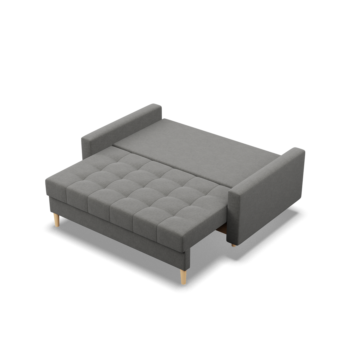 Sofa ELMA , Wypełnienie - Sprężynowe, Kolor - CIEMNY SZARY