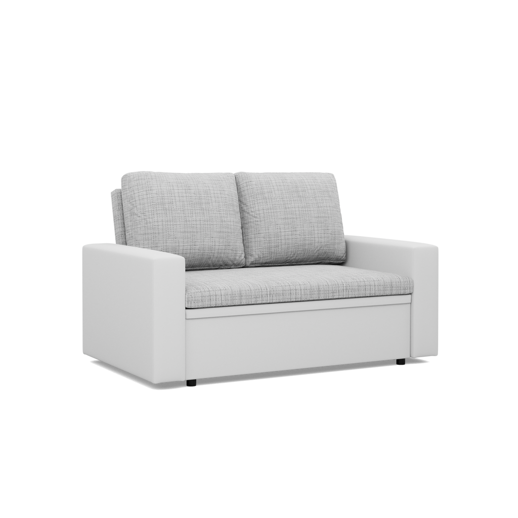 Sofa LUNA , Kolor - SZARY + BIAŁY