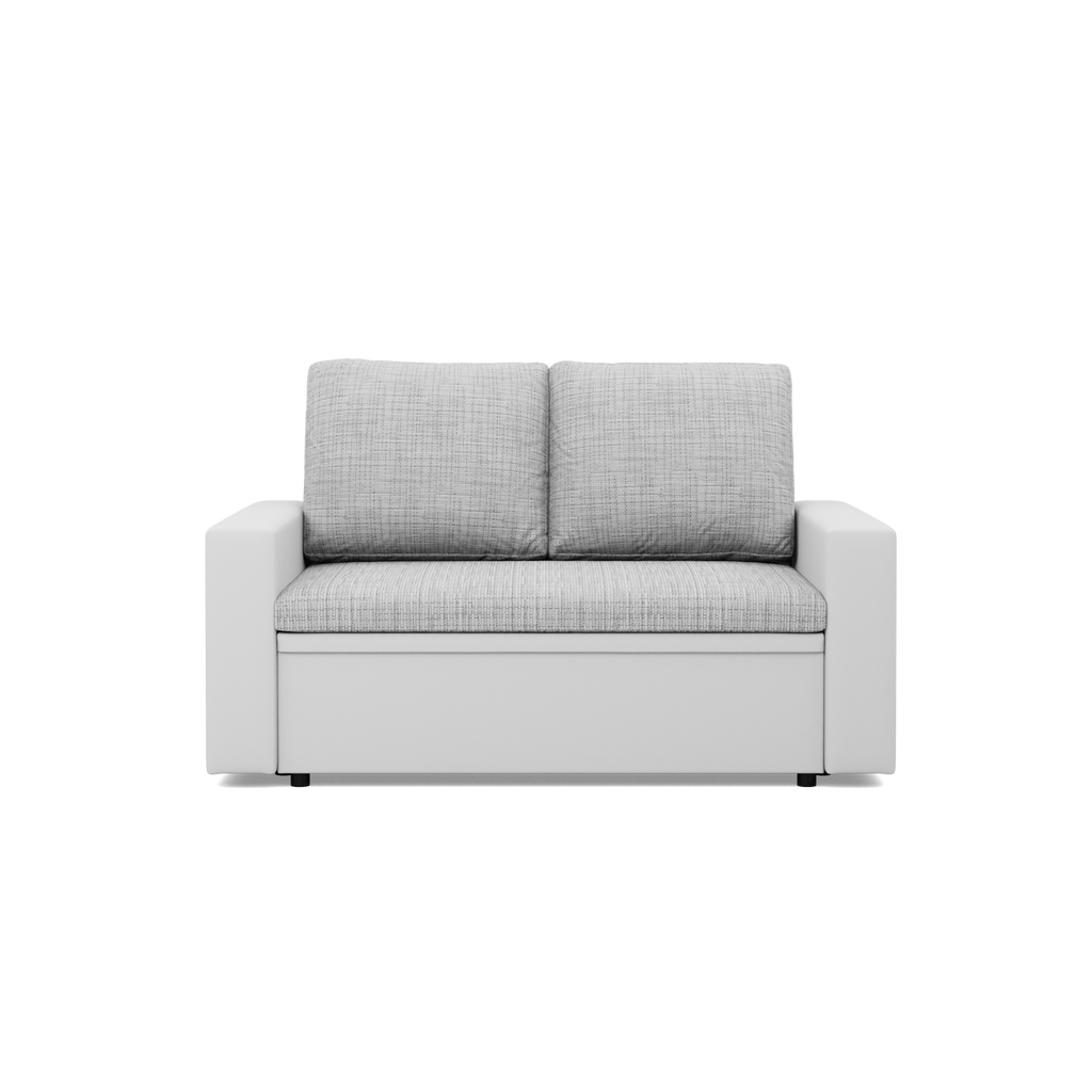 Sofa LUNA , Kolor - SZARY + BIAŁY