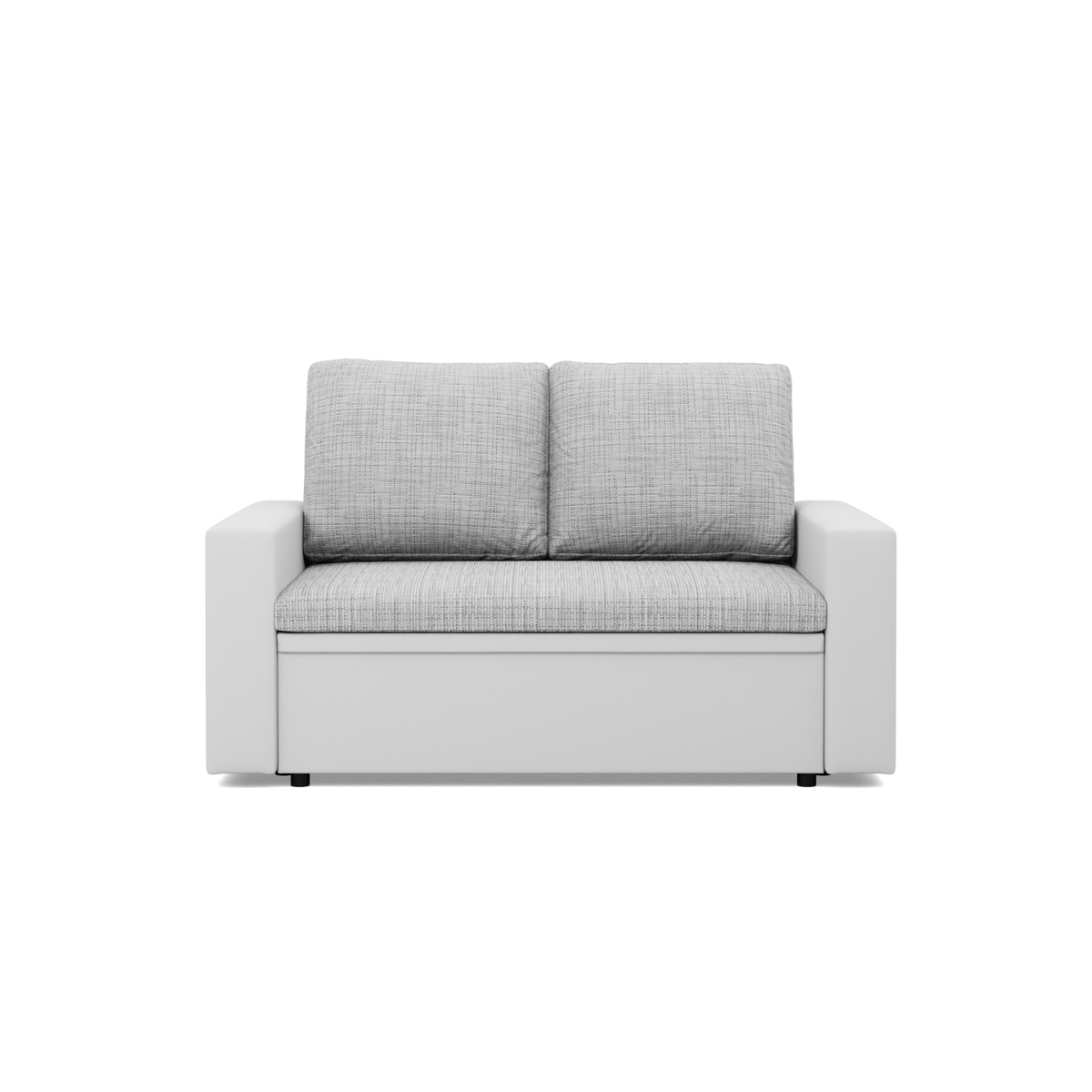 Sofa LUNA , Kolor - SZARY + BIAŁY
