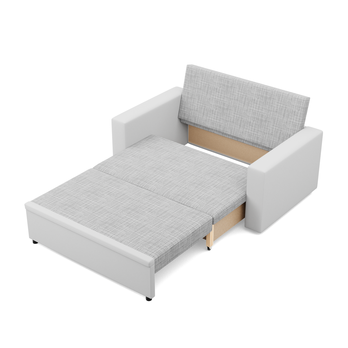 Sofa LUNA , Kolor - SZARY + BIAŁY