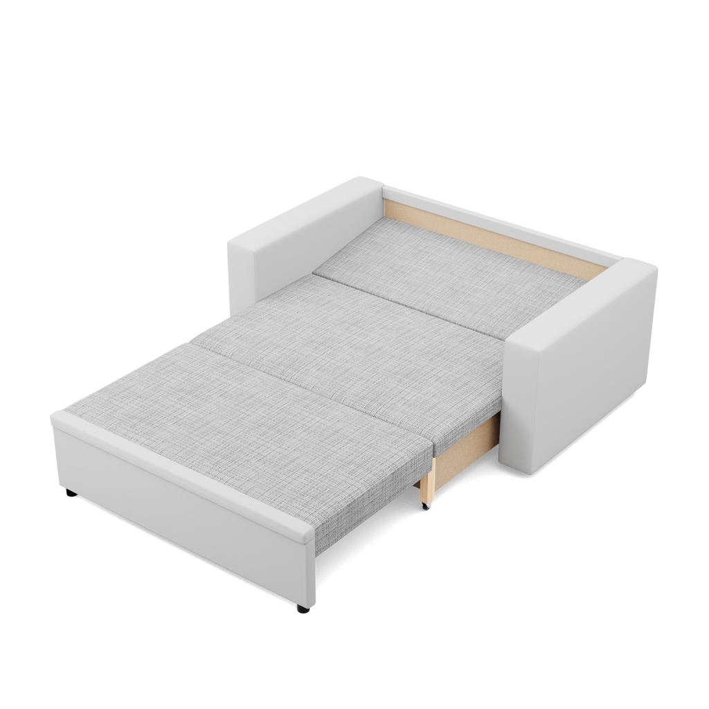 Sofa LUNA , Kolor - SZARY + BIAŁY