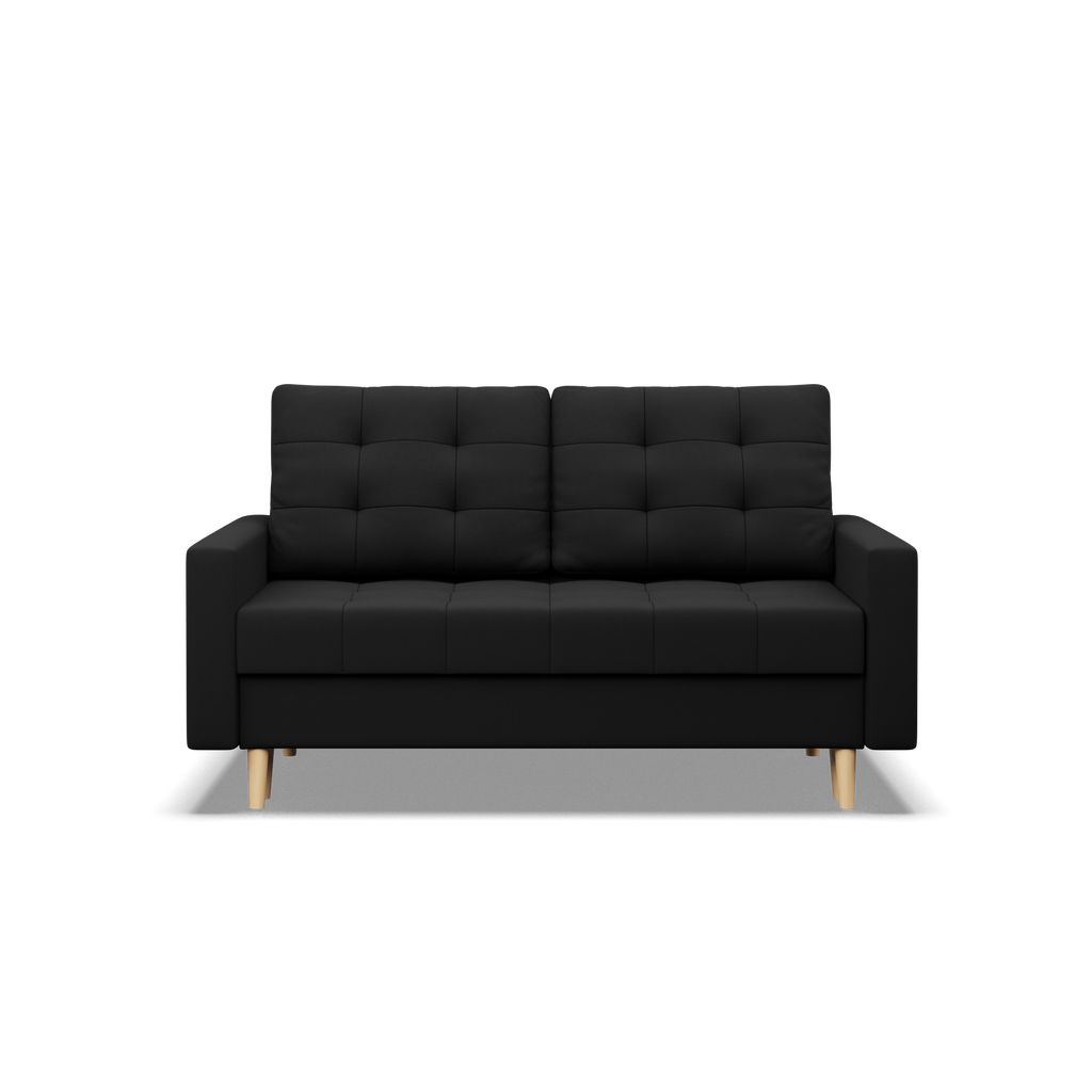 Sofa ELMA , Wypełnienie - Piankowe, Kolor - CZARNY