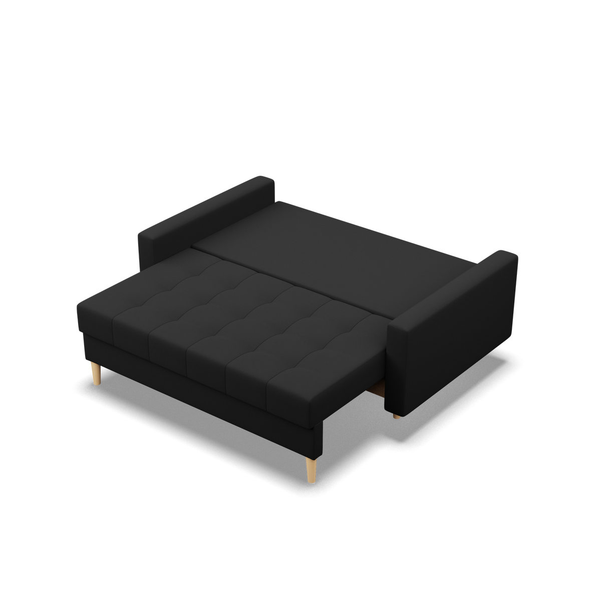 Sofa ELMA , Wypełnienie - Piankowe, Kolor - CZARNY