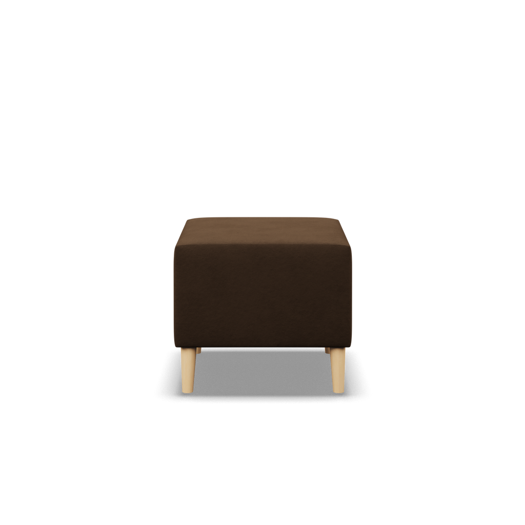 Pufa BLANK , Rodzaj tkaniny - I grupa, Kolor - BRĄZ, Wymiar - 50x50