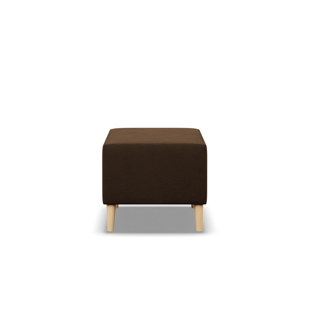 Pufa BLANK , Rodzaj tkaniny - I grupa, Kolor - BRĄZ, Wymiar - 50x50