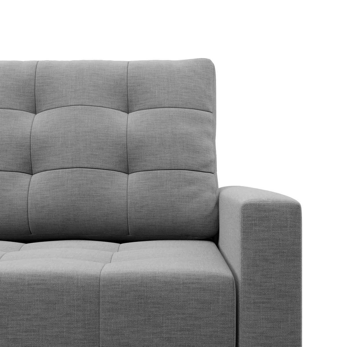 Sofa ELMA , Wypełnienie - Piankowe, Kolor - SZARY