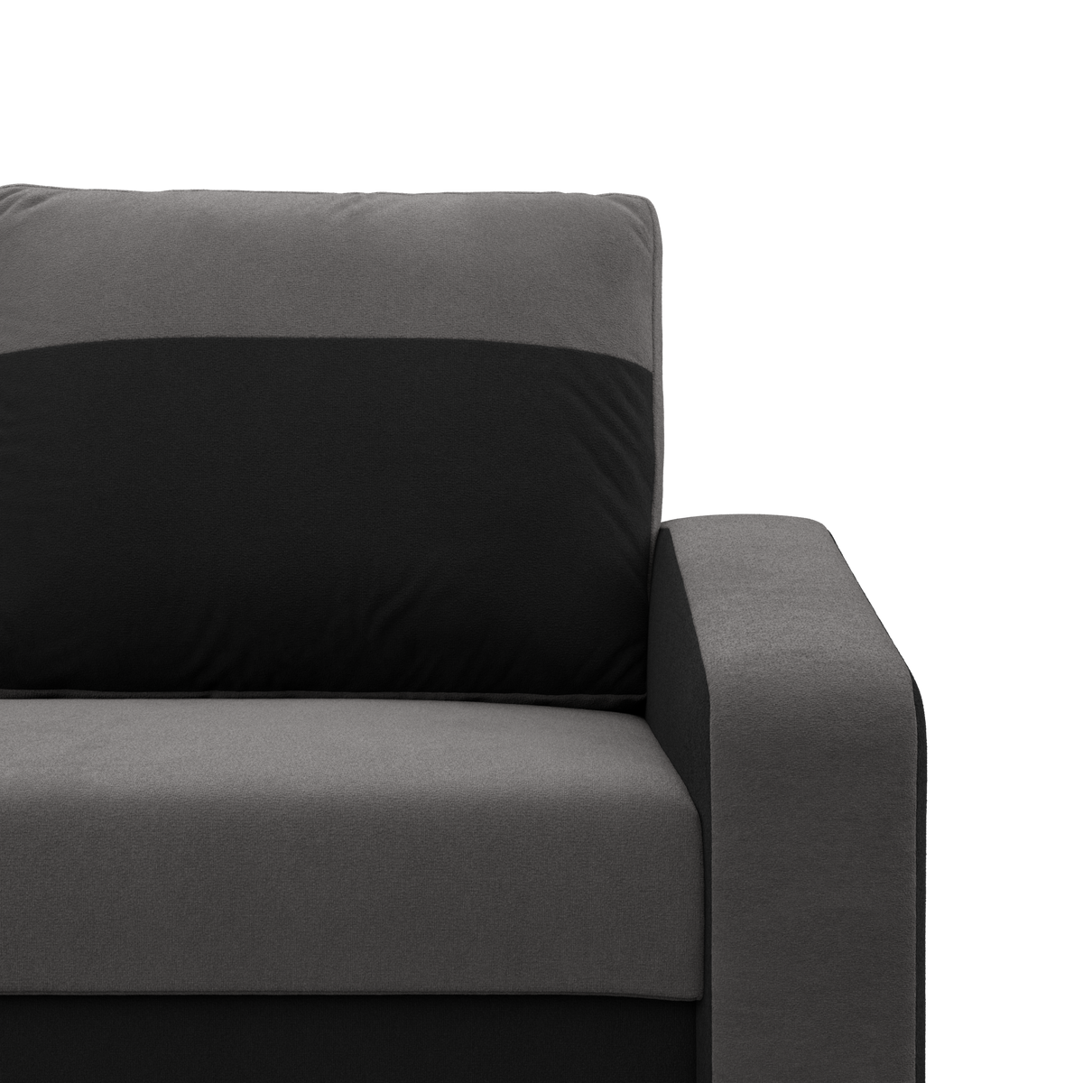 Sofa ORION , Kolor - SZARY + CZARNY