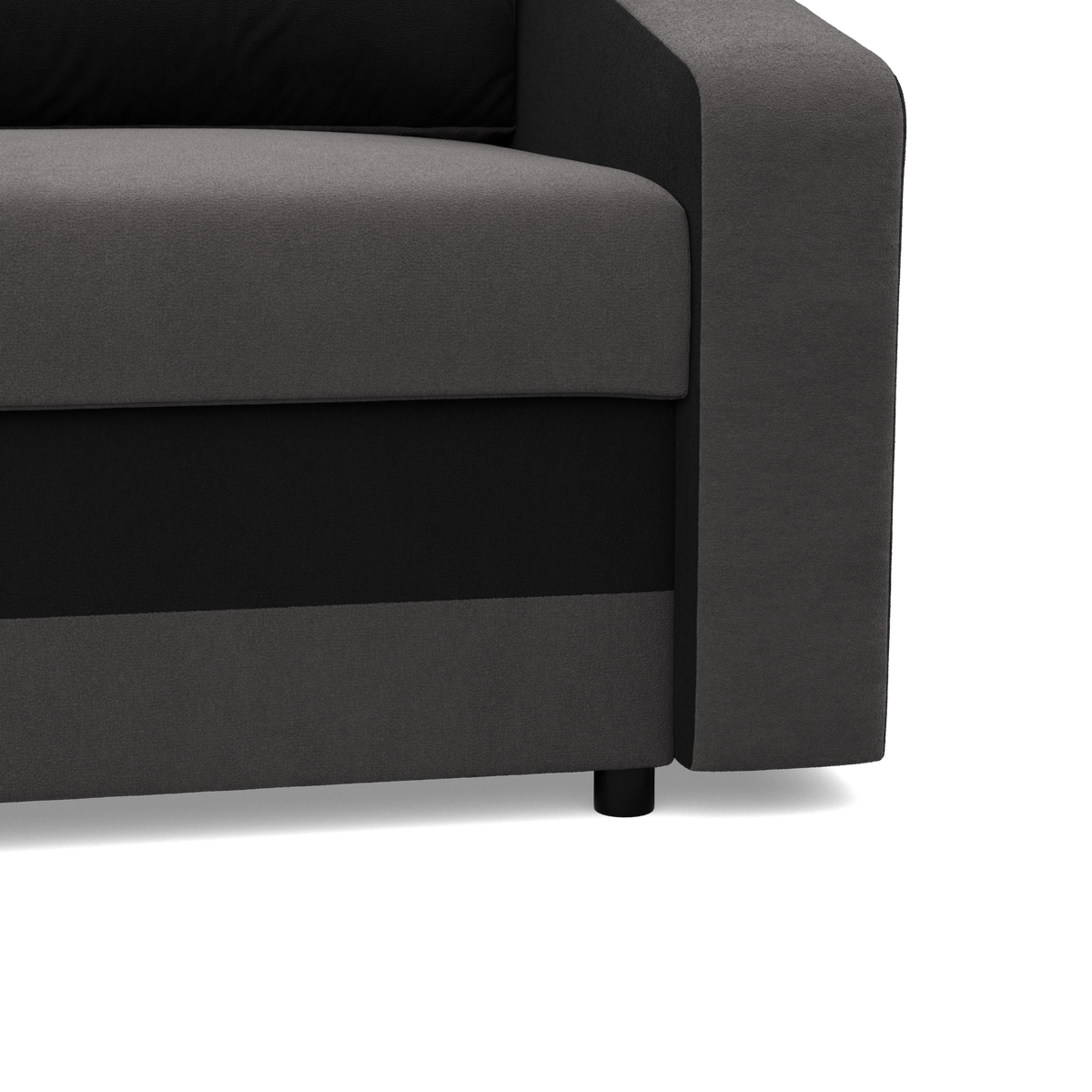 Sofa ORION , Kolor - SZARY + CZARNY