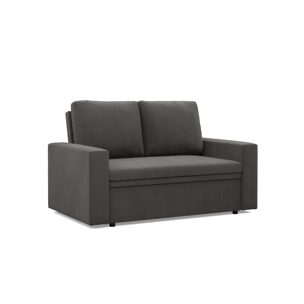 Sofa NEO Mikro , Kolor - SZARY, Rodzaj podłokietnika - Prosty