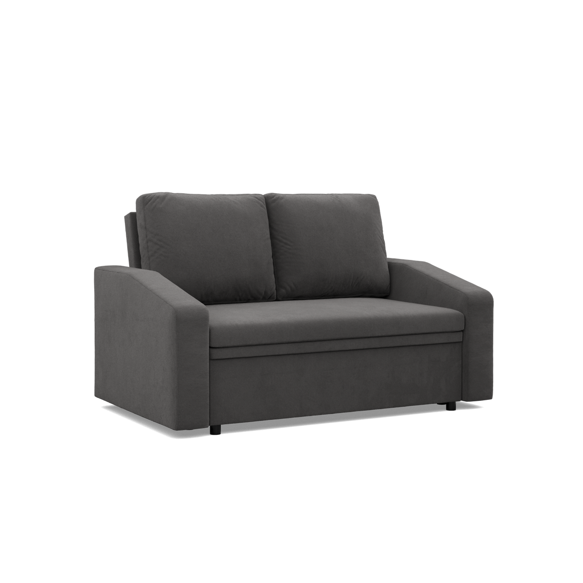 Sofa NEO Mikro , Kolor - SZARY, Rodzaj podłokietnika - Skośny