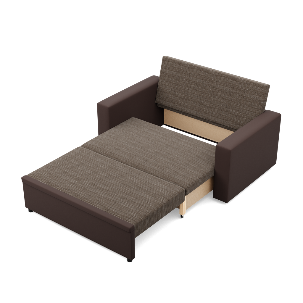 Sofa LUNA , Kolor - BRĄZ + CAPPUCCINO