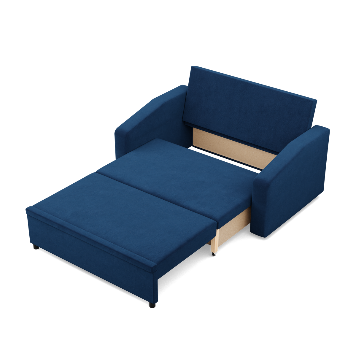 Sofa NEO Kronos , Kolor -  GRANATOWY, Rodzaj podłokietnika - Skośny