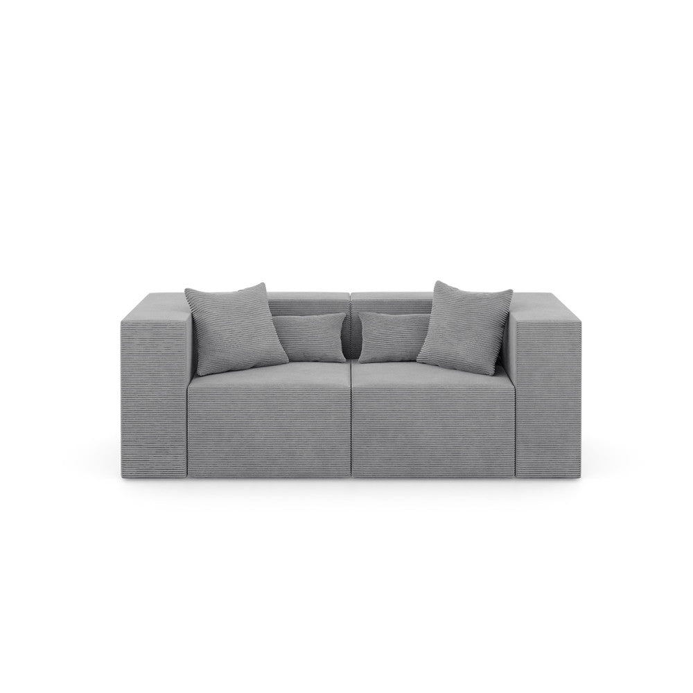 Sofa NOVA, Kolor: JASNY SZARY - Poso 055