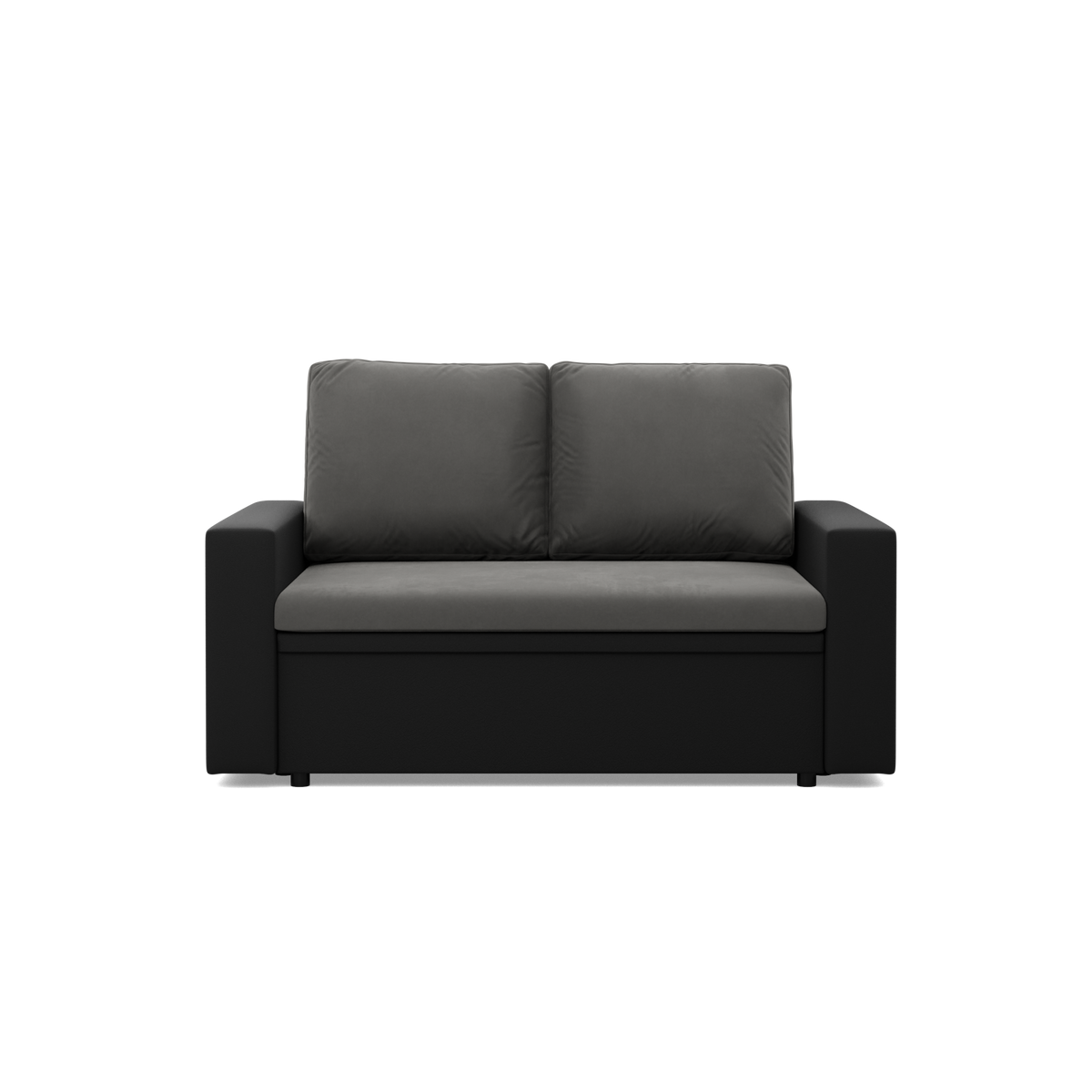 Sofa LUNA , Kolor - POPIEL + CZARNY