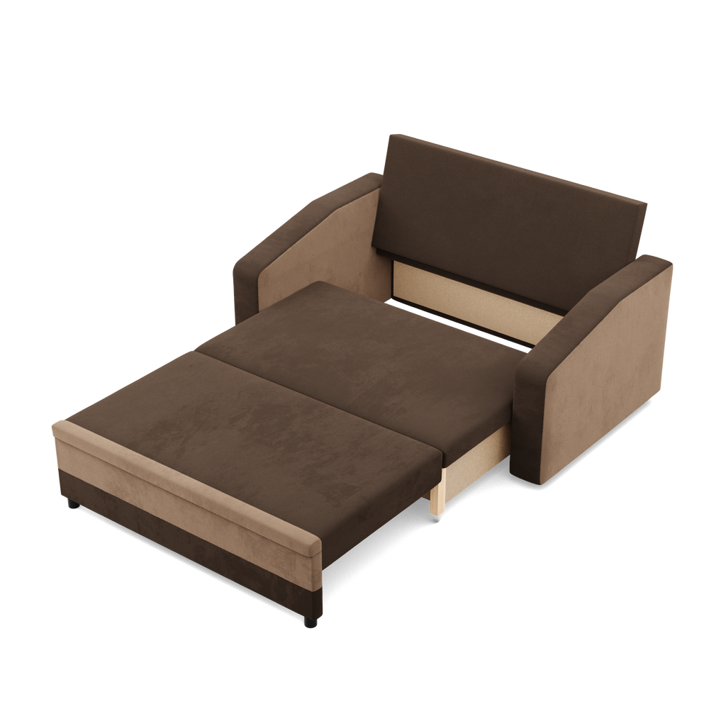 Sofa ORION , Kolor - BRĄZ + CAPPUCCINO
