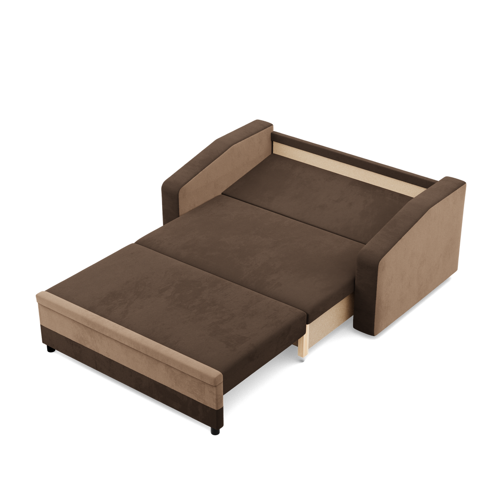 Sofa ORION , Kolor - BRĄZ + CAPPUCCINO
