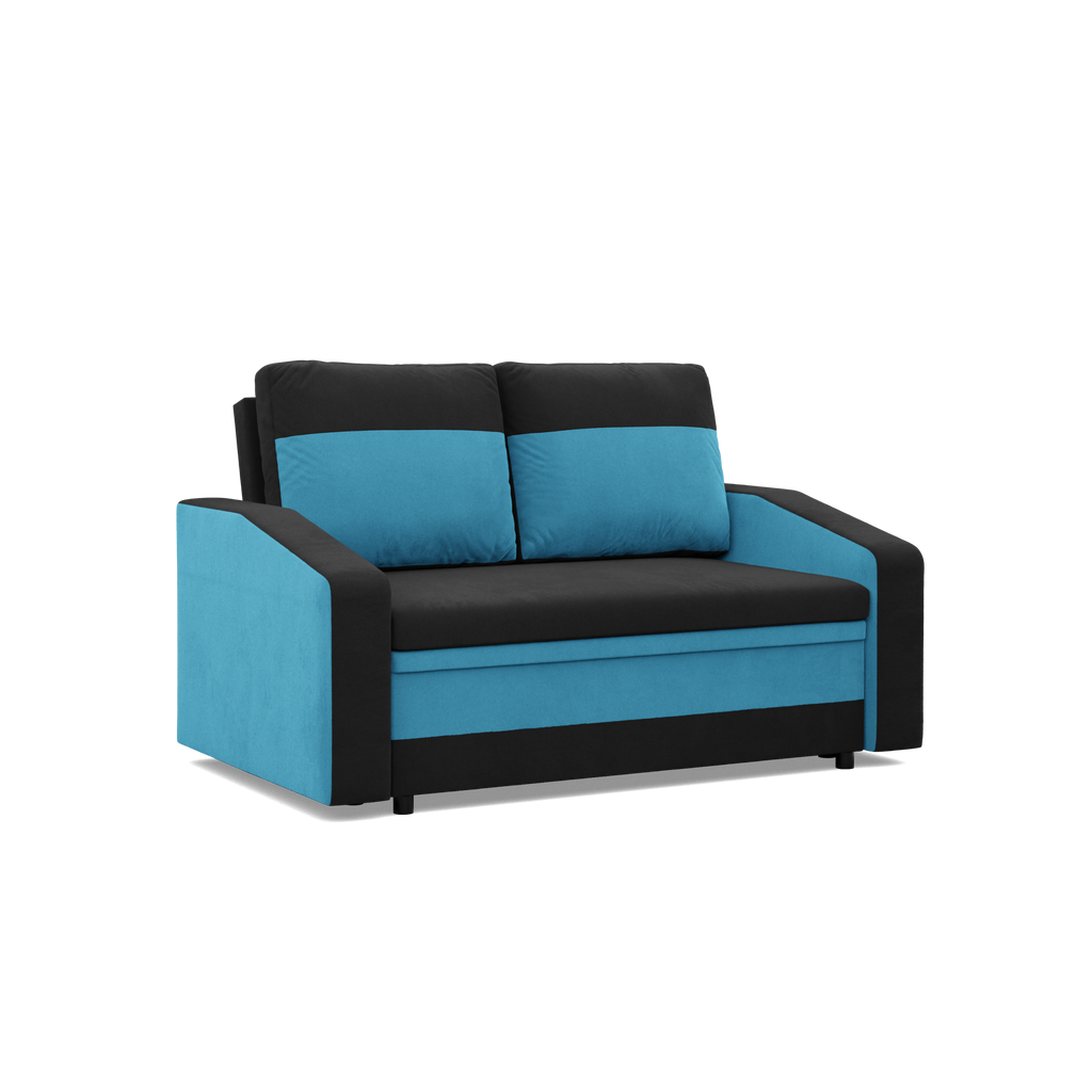 Sofa ORION , Kolor - CZARNY + TURKUS