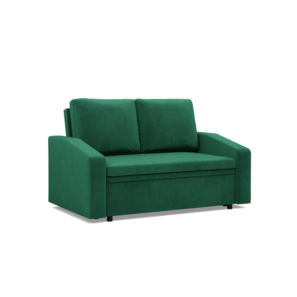 Sofa NEO Kronos , Kolor - BUTELKOWA ZIELEŃ, Rodzaj podłokietnika - Skośny