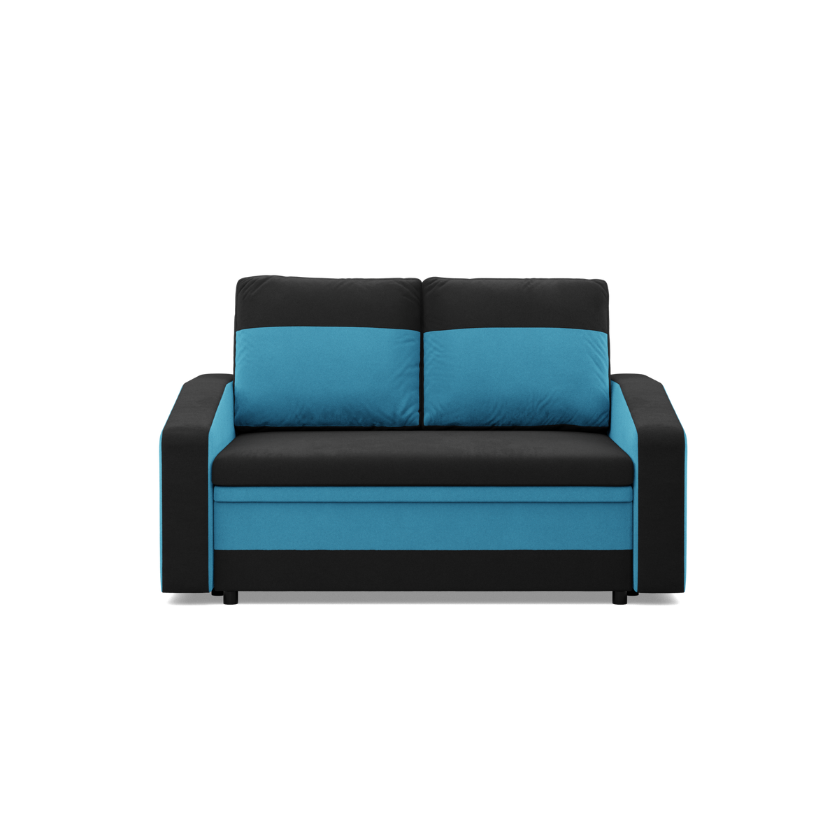 Sofa ORION , Kolor - CZARNY + TURKUS
