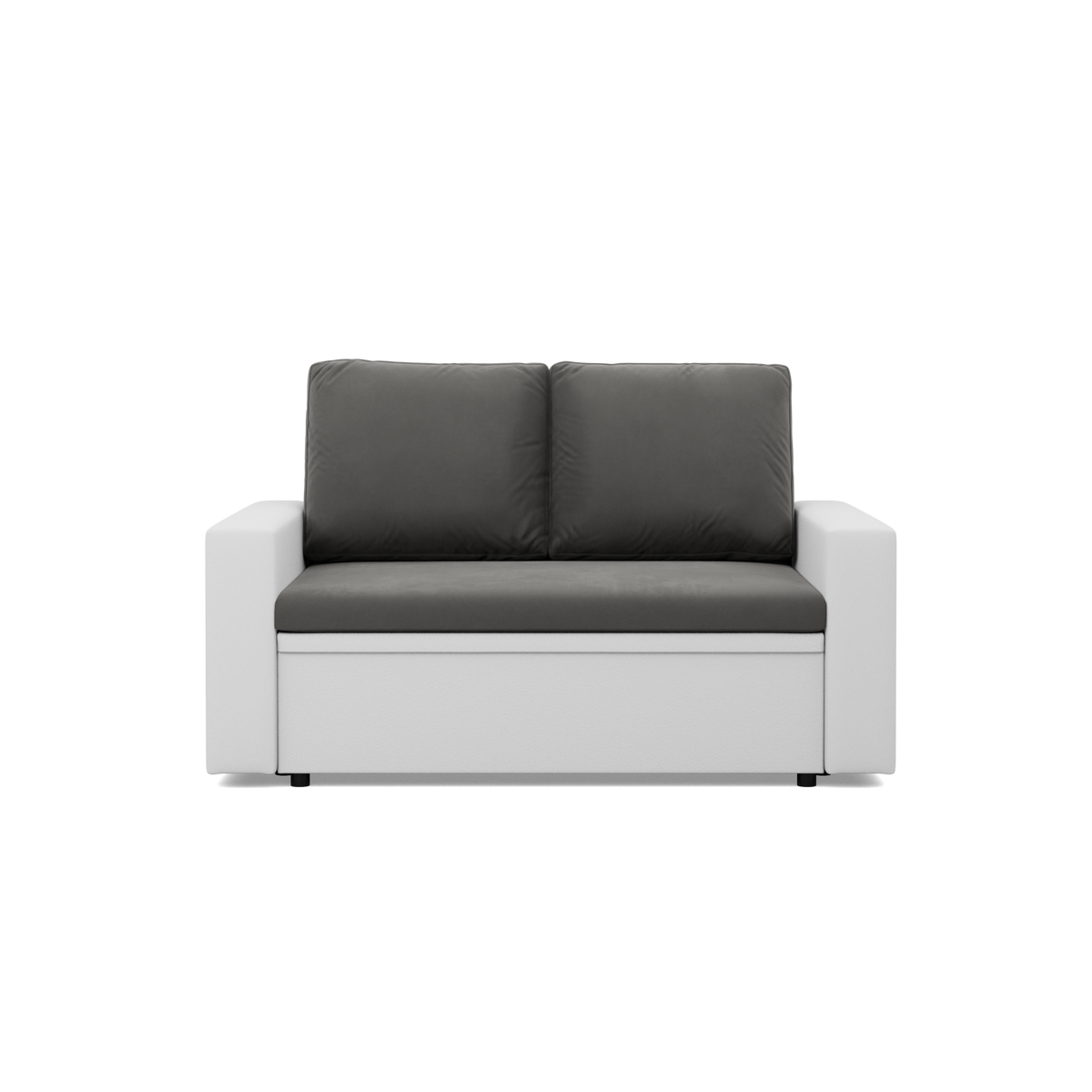 Sofa LUNA , Kolor - POPIEL + BIAŁY
