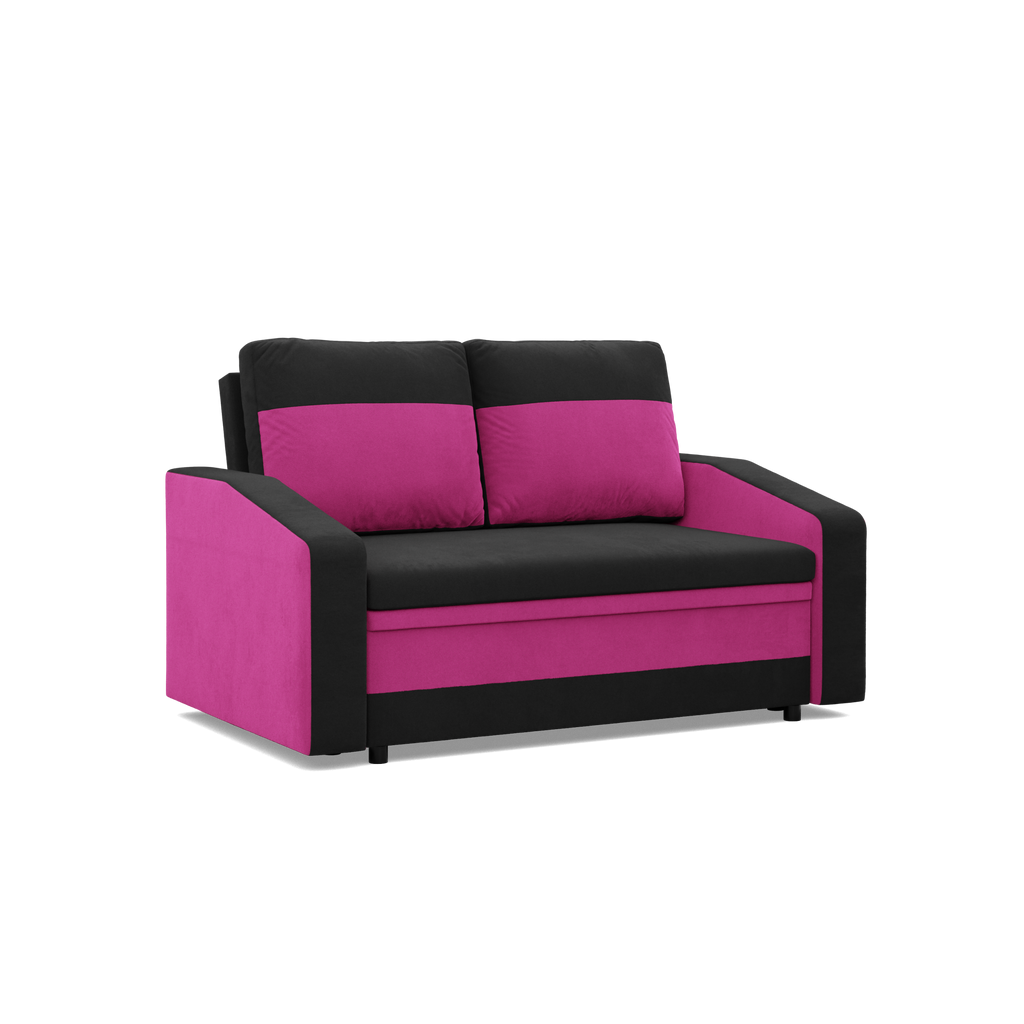 Sofa ORION , Kolor - CZARNY + FUKSJA