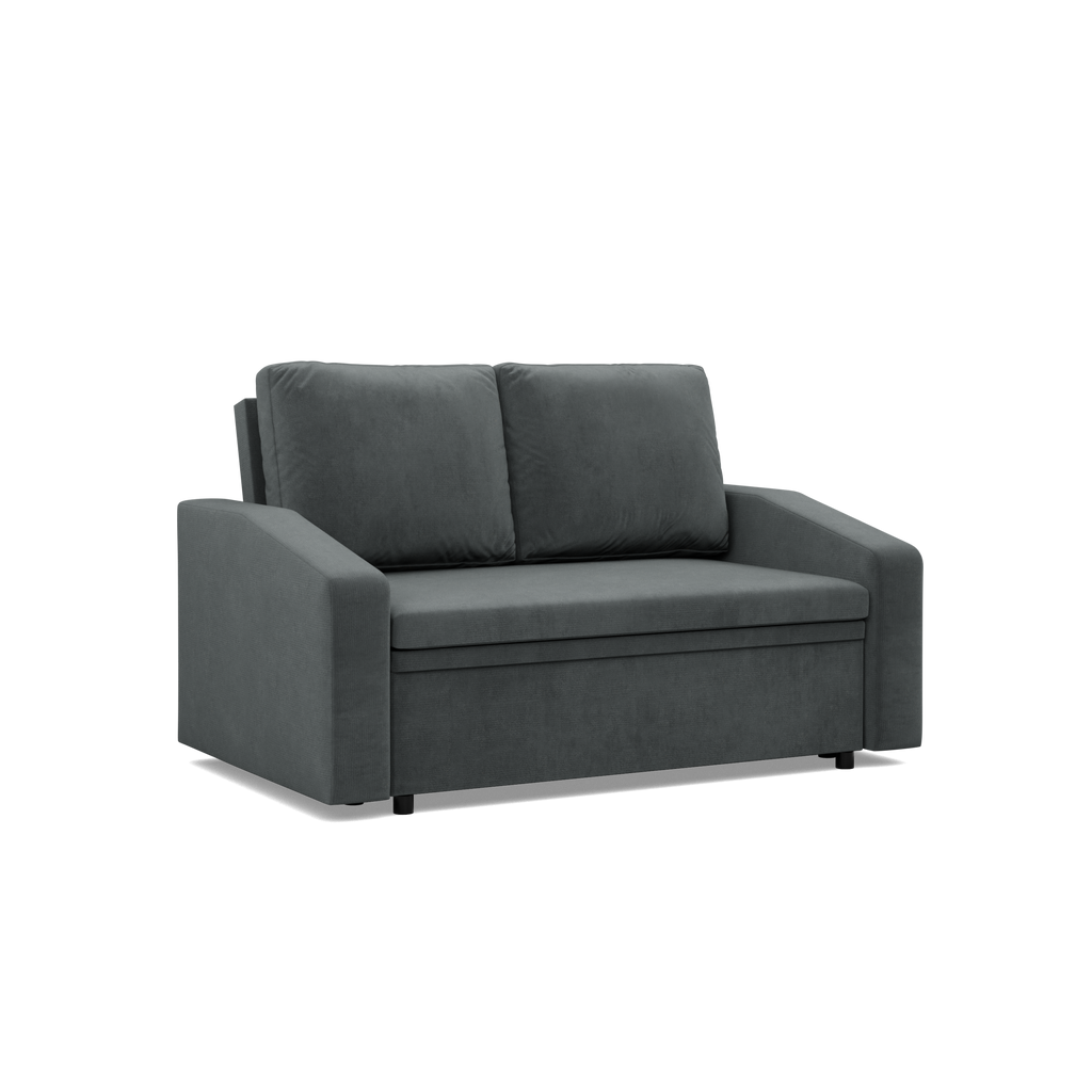 Sofa NEO Kronos , Kolor -  CIEMNY SZARY, Rodzaj podłokietnika - Skośny