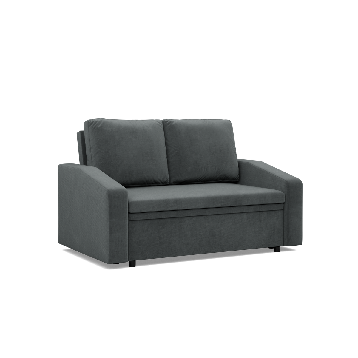 Sofa NEO Kronos , Kolor -  CIEMNY SZARY, Rodzaj podłokietnika - Skośny