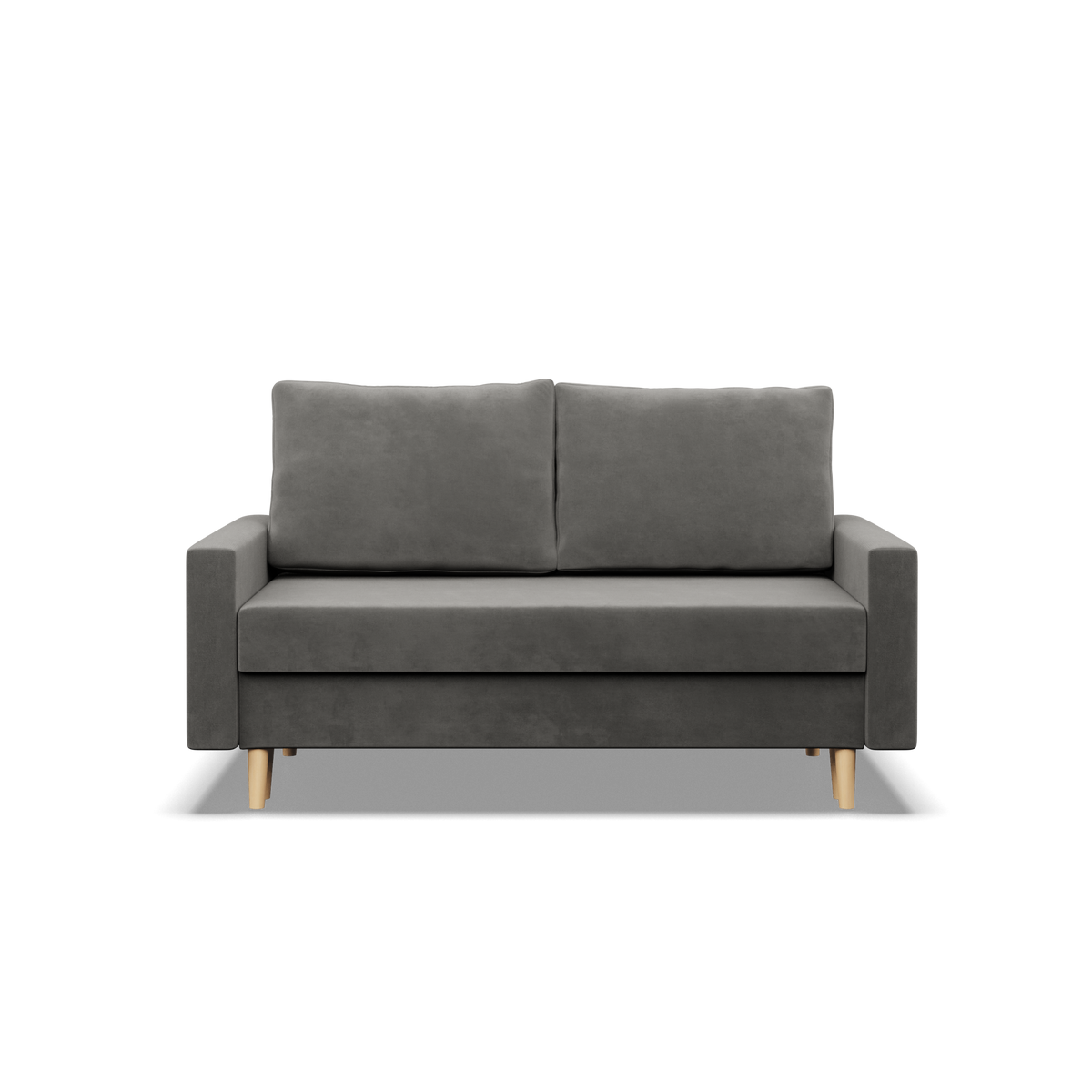 Sofa BLANK , Rodzaj tkaniny - II grupa, Wypełnienie - Sprężynowe, Kolor - JASNY SZARY