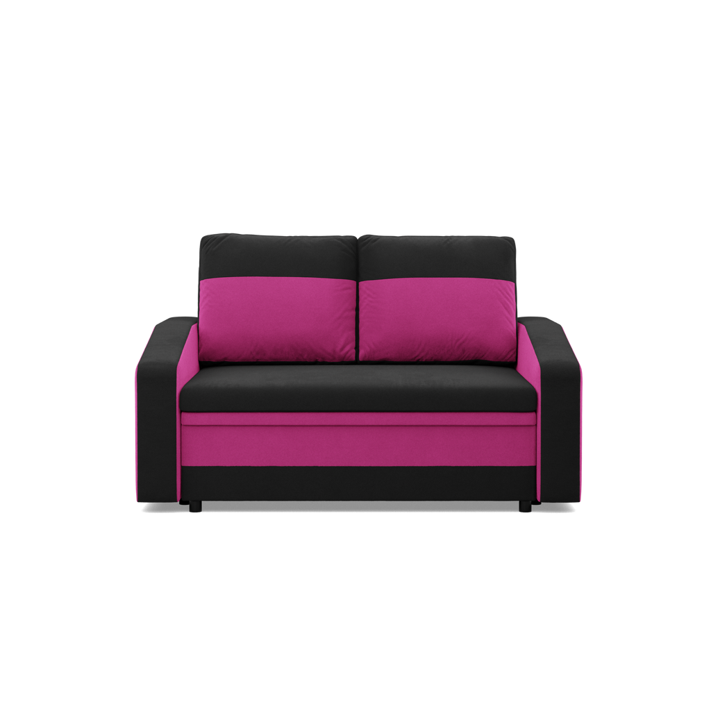 Sofa ORION , Kolor - CZARNY + FUKSJA