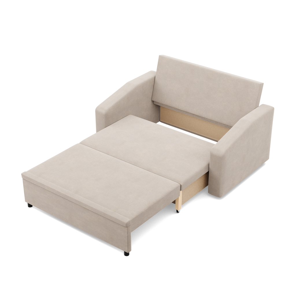 Sofa NEO Kronos , Kolor - BEŻOWY, Rodzaj podłokietnika - Skośny