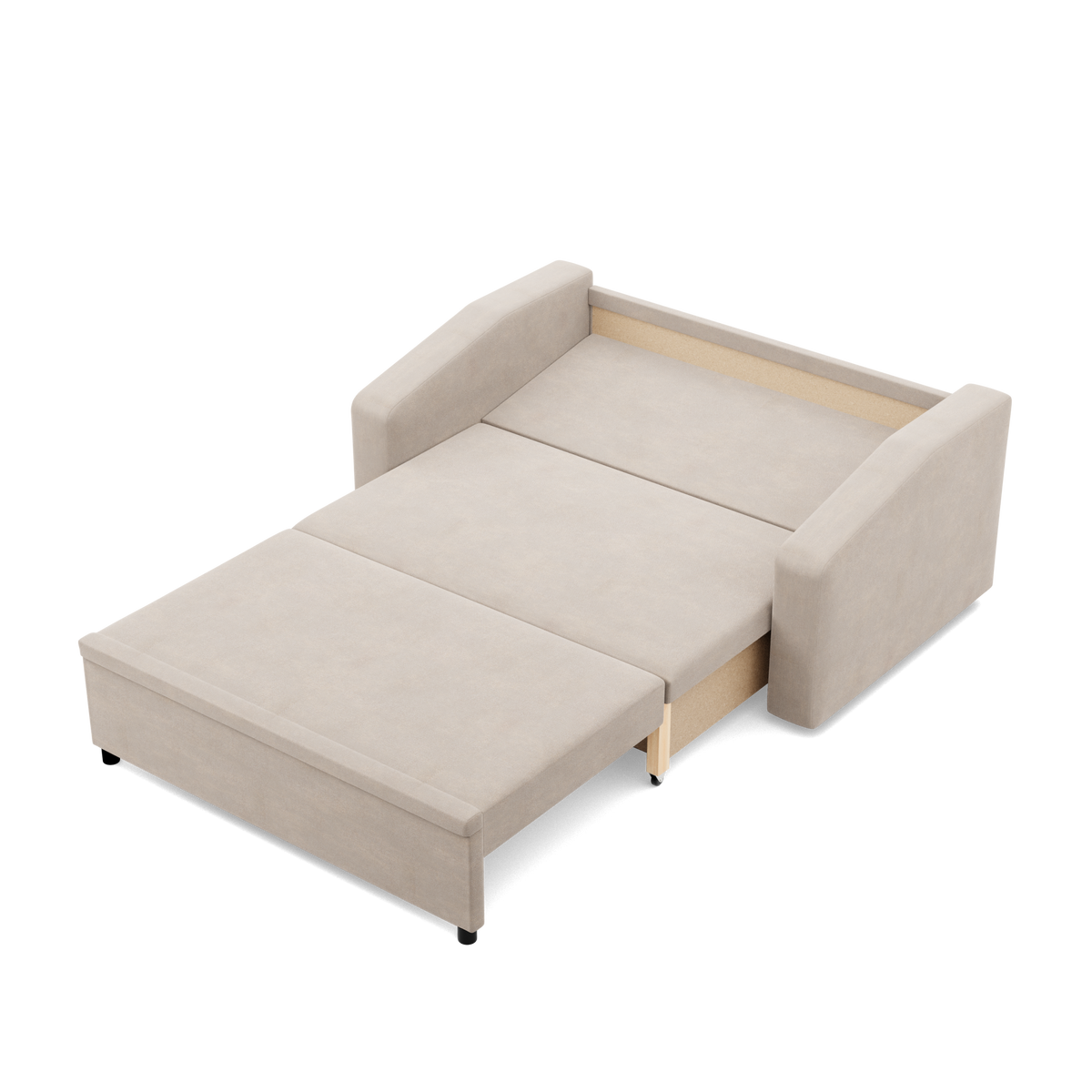 Sofa NEO Kronos , Kolor - BEŻOWY, Rodzaj podłokietnika - Skośny