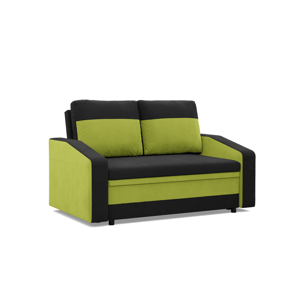 Sofa ORION , Kolor - CZARNY + LIMONKA