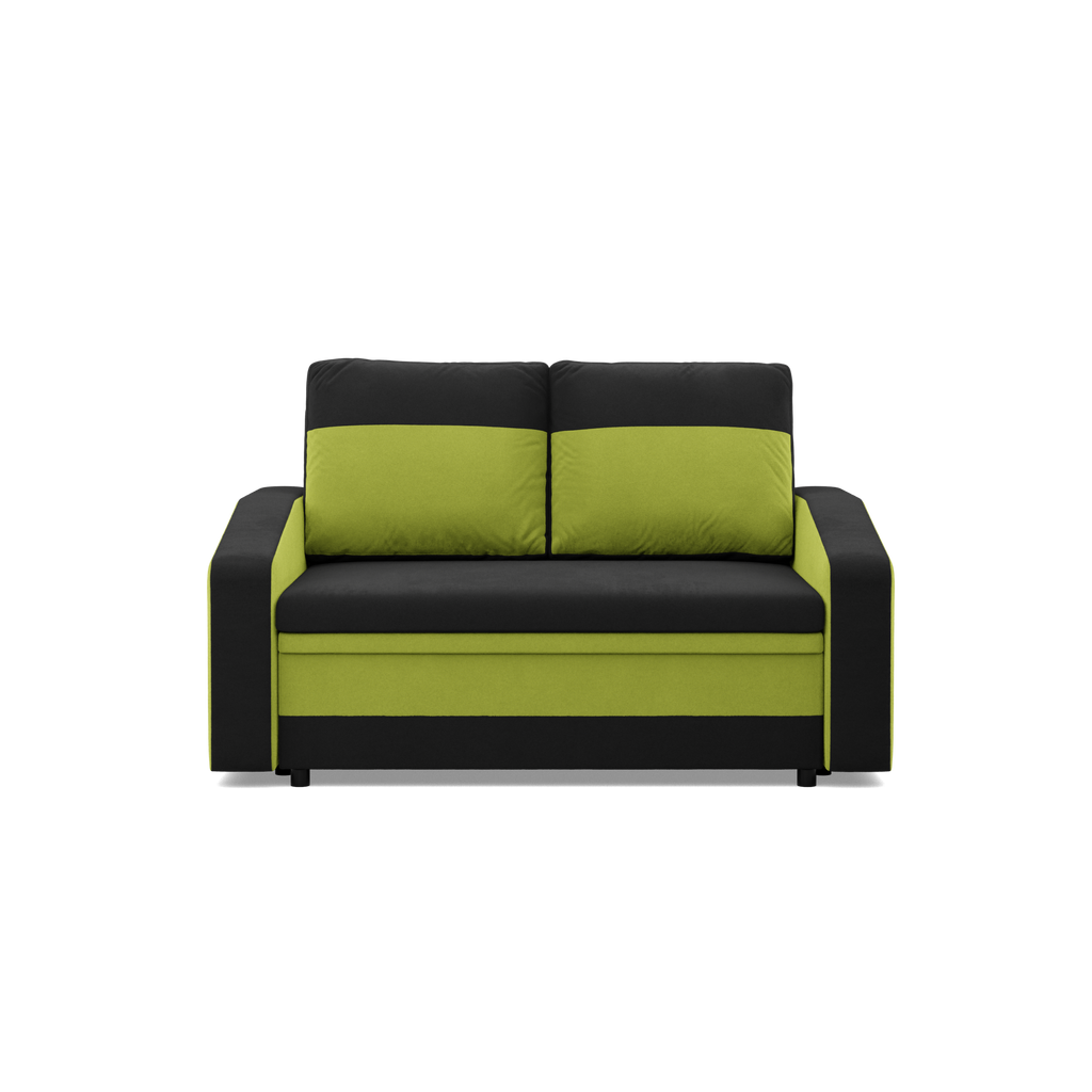 Sofa ORION , Kolor - CZARNY + LIMONKA