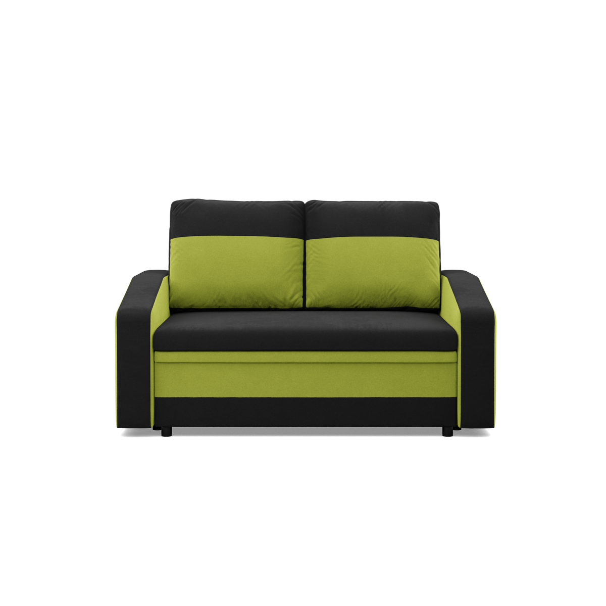 Sofa ORION , Kolor - CZARNY + LIMONKA