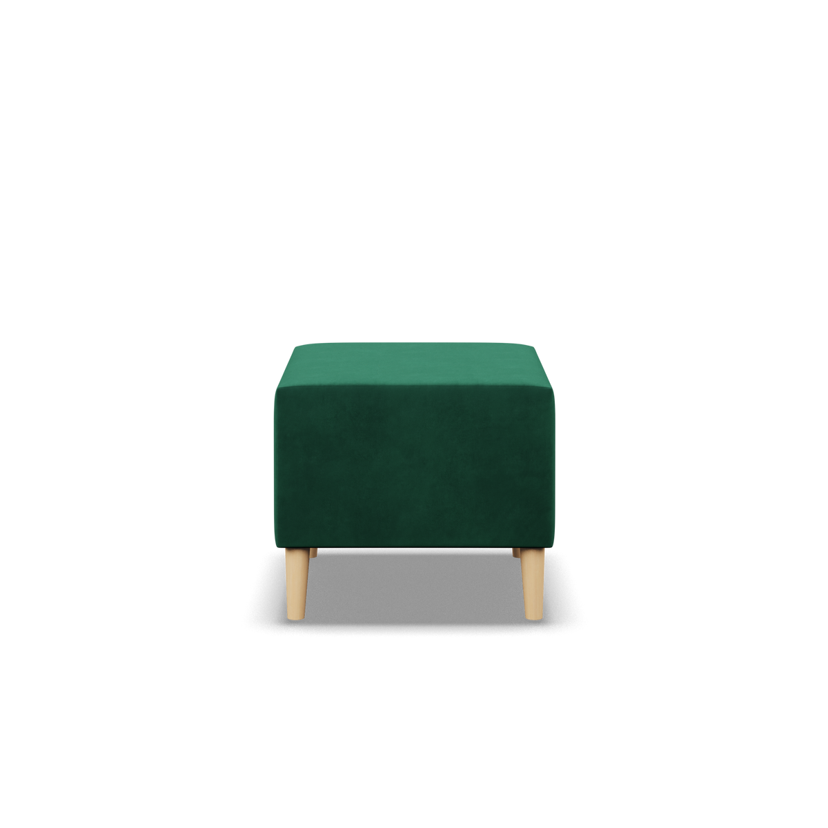 Pufa BLANK , Rodzaj tkaniny - II grupa, Kolor - BUTELKOWA ZIELEŃ, Wymiar - 50x50