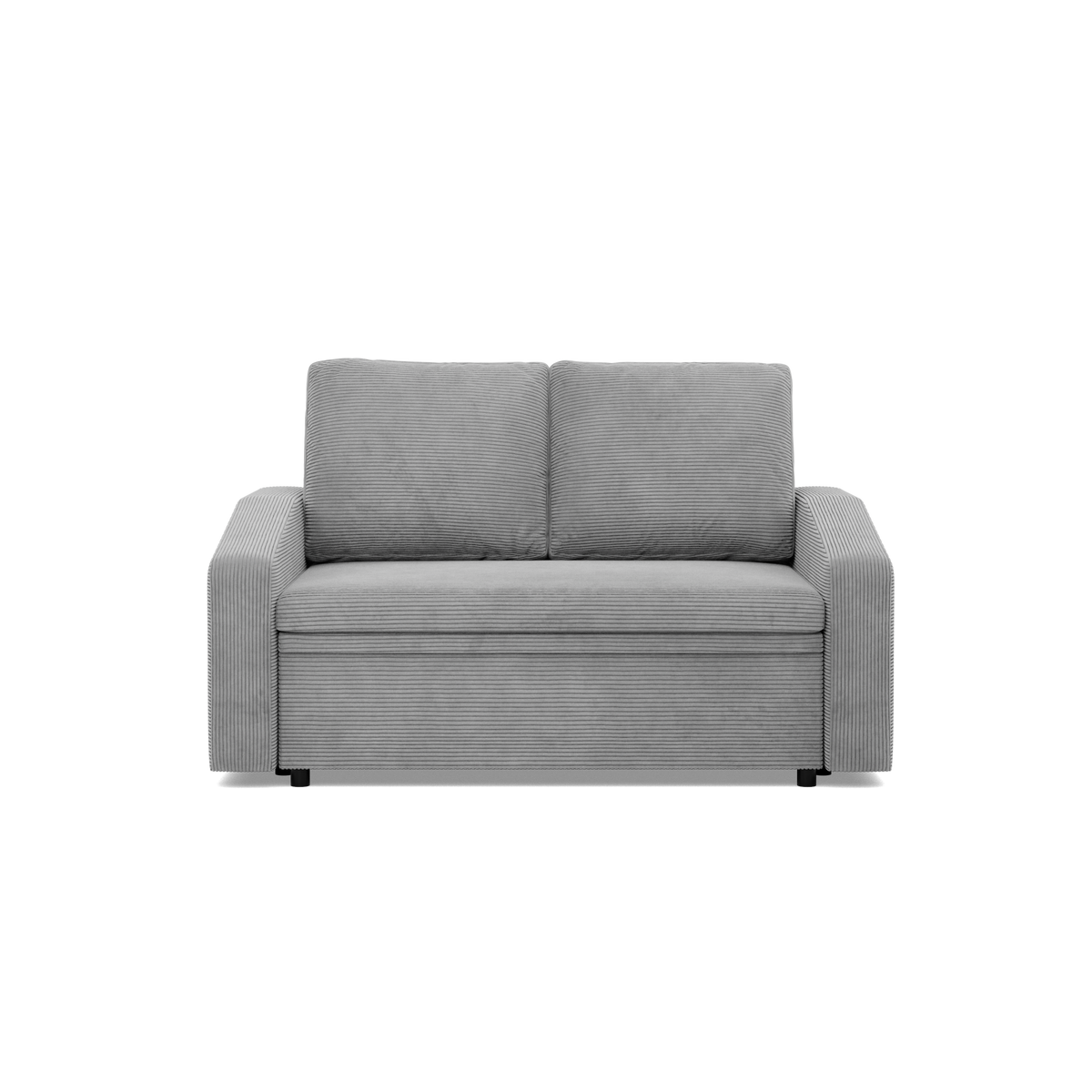 Sofa NEO Poso , Kolor - SZARY, Rodzaj podłokietnika - Skośny