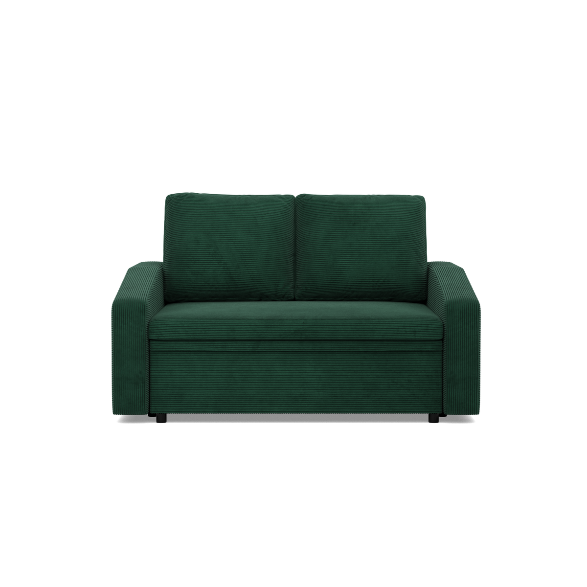 Sofa NEO Poso , Kolor - BUTELKOWA ZIELEŃ, Rodzaj podłokietnika - Skośny