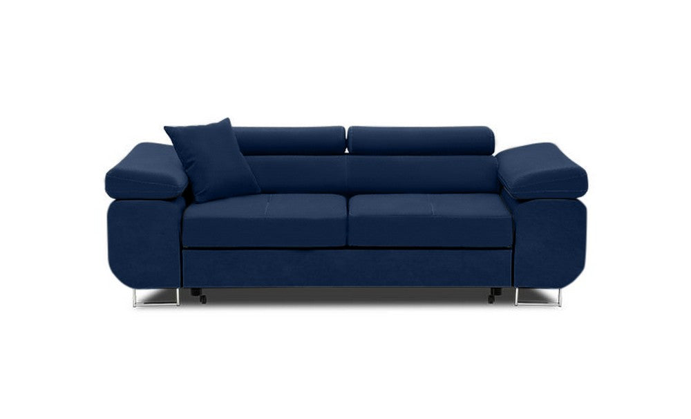 Sofa RIGATTO , Kolor -  GRANATOWY, Funkcja spania - Z funkcją spania