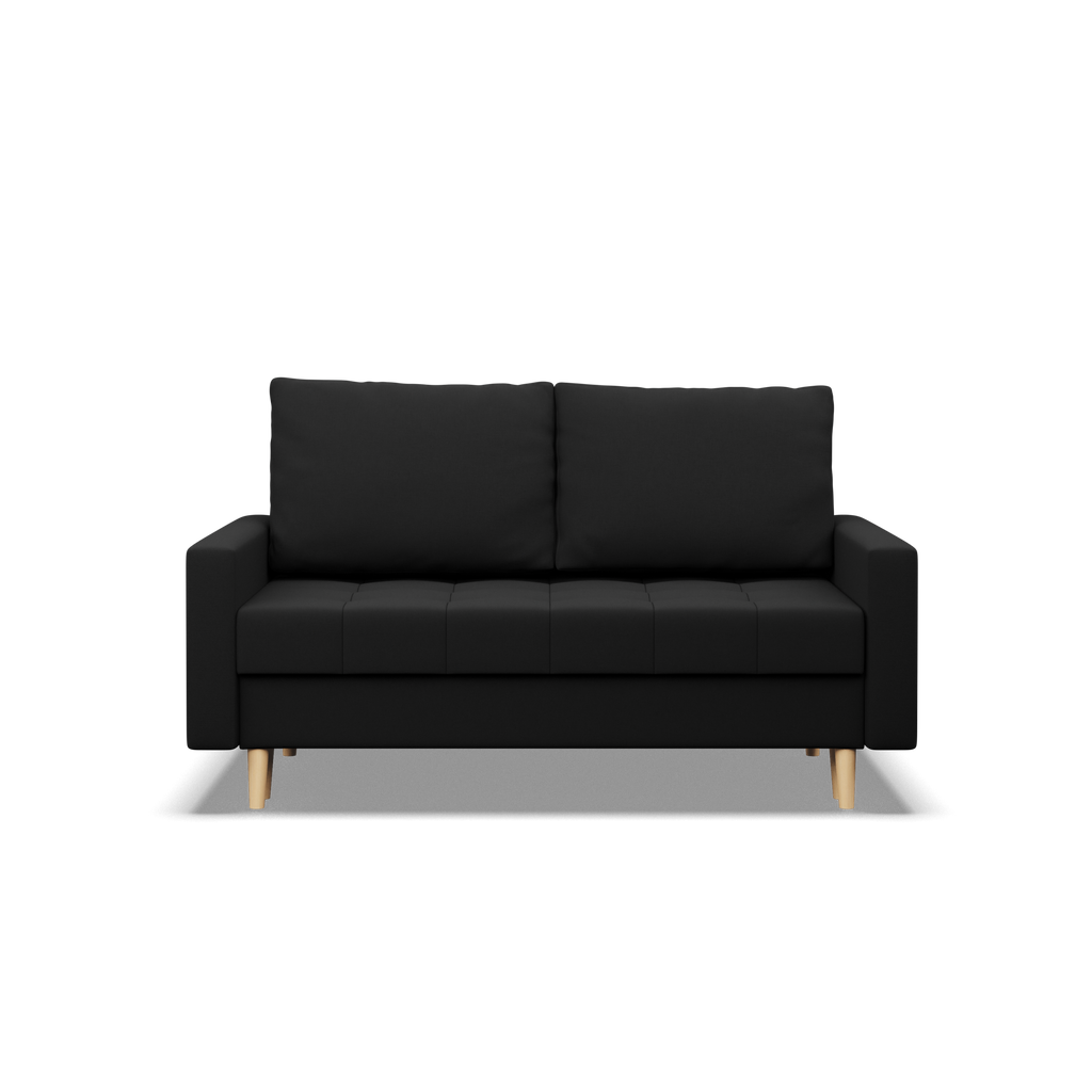 Sofa ELMA , Wypełnienie - Piankowe, Kolor - CZARNY