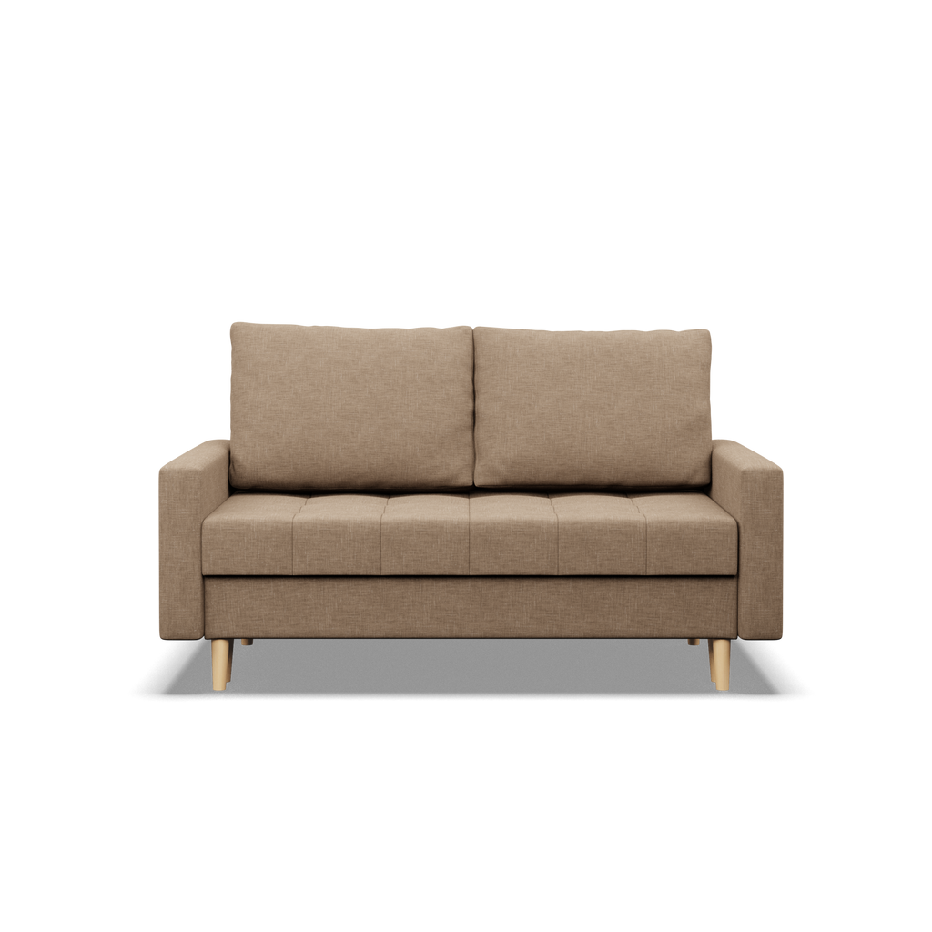 Sofa ELMA , Wypełnienie - Sprężynowe, Kolor - CAPPUCCINO