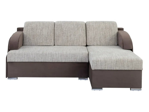 Corner Sofa Bed MERIN LUX 3DL BRW Brown Bluvel 38