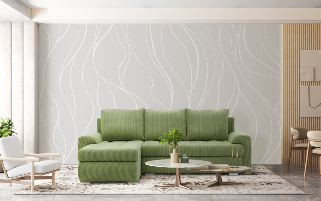 Narożnik FORESTA LL Poso , Strona - LEWA, Kolor - JASNY ZIELONY