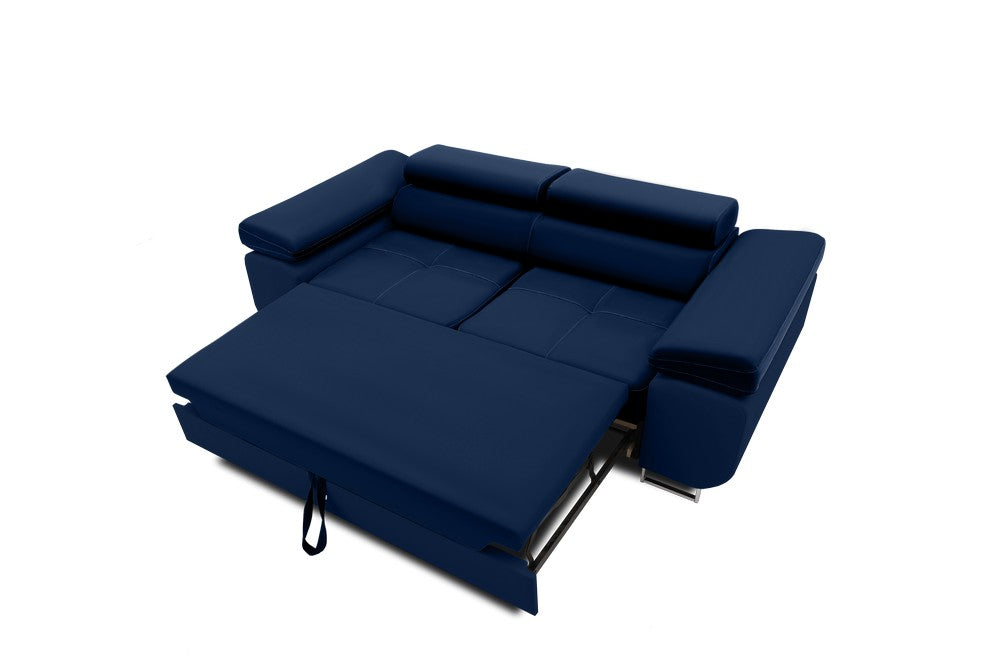 Sofa RIGATTO , Kolor -  GRANATOWY, Funkcja spania - Z funkcją spania