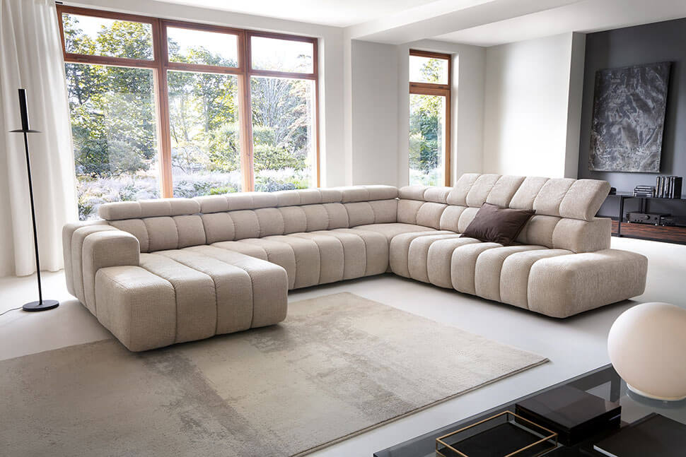Modular Corner Sofa ZURICH LL-2E-C-1-1-OTTR PUSZMAN.